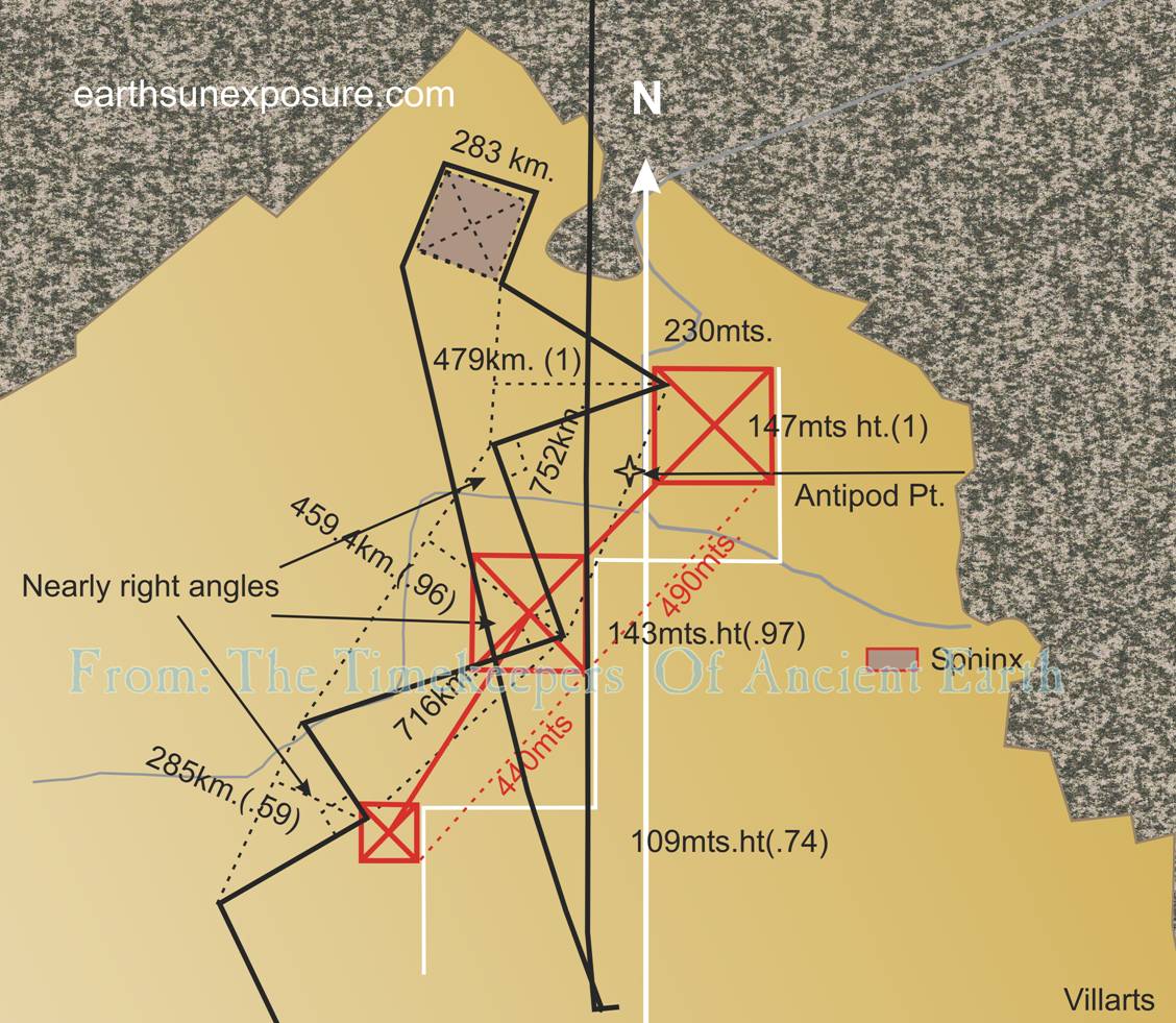 Giza layout and So. Pacific Ocean Ridge Dimensions and shape have a1 to 1 relationship in three dimensions .tif